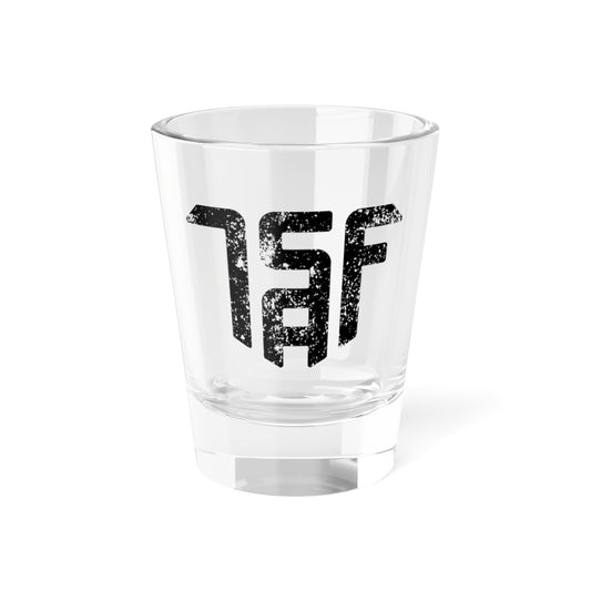 TSAF Distressed Black, Shot Glass, 1.5oz