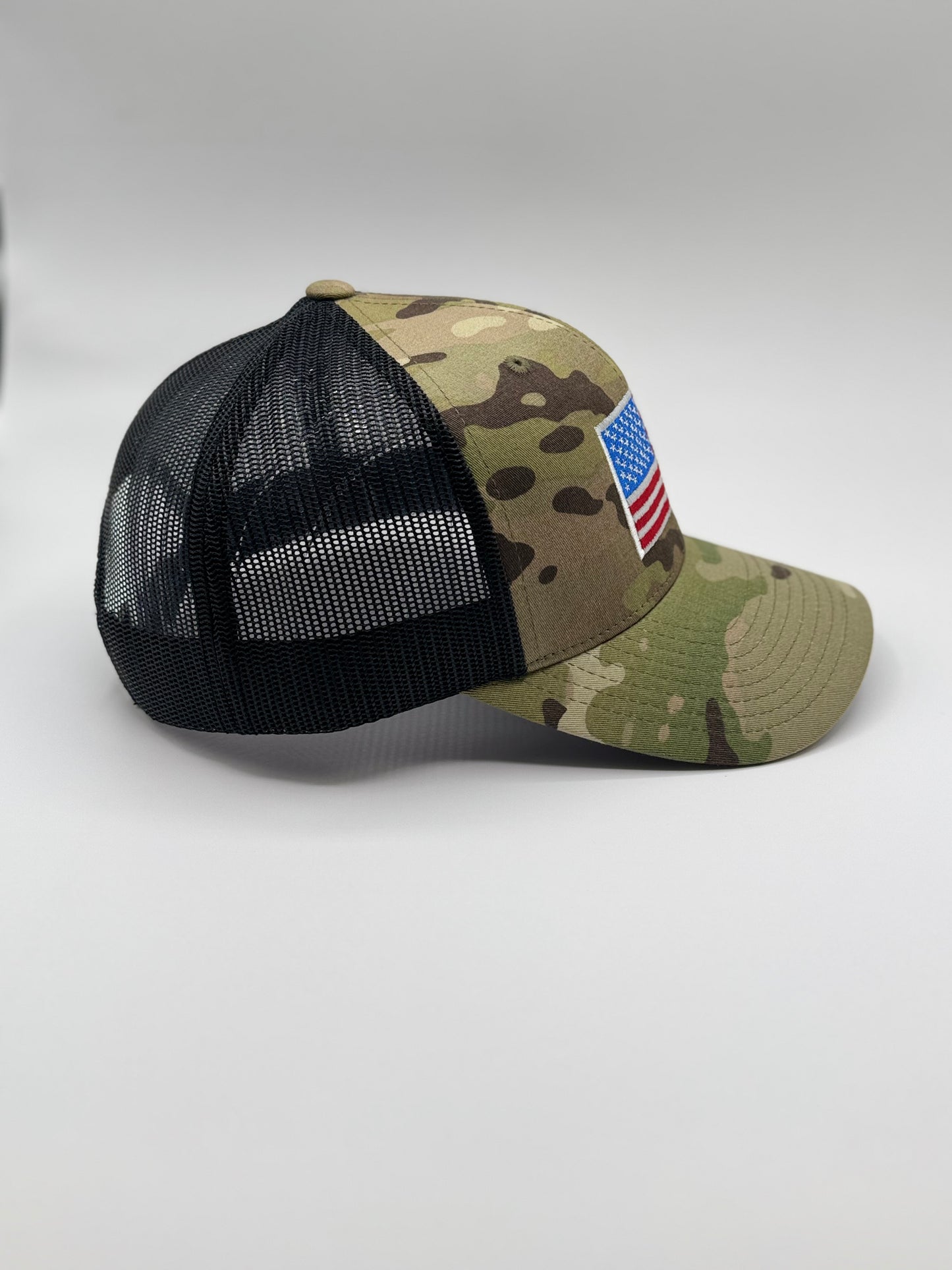 Old Glory Multi-cam Trucker