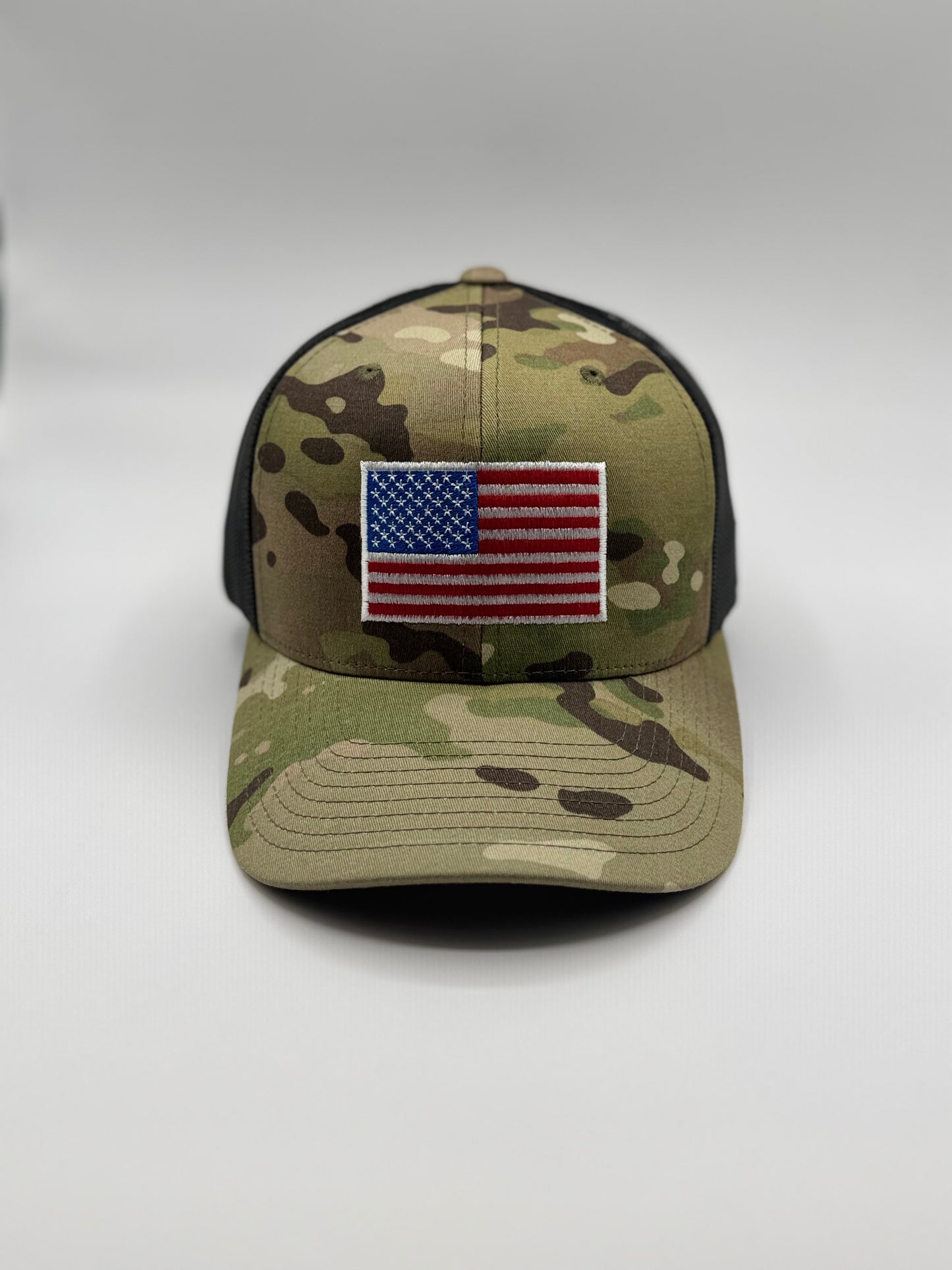 Old Glory Multi-cam Trucker