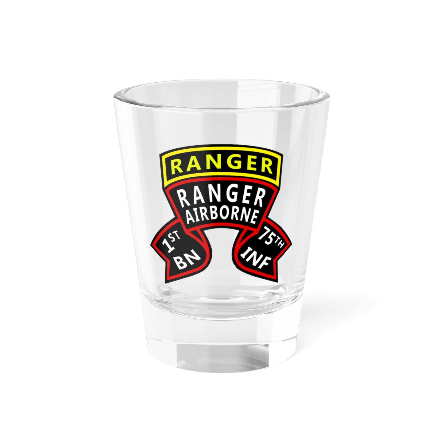 Pair of 1st Ranger Battalion "Old Scroll" Shot Glasses