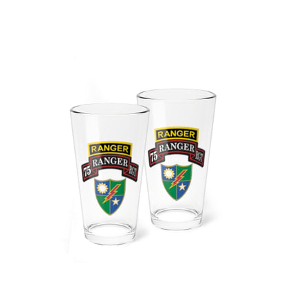 Pair of Ranger Regiment, Pint Glasses, 16oz