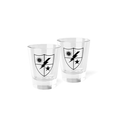Pair of Black Ranger DUI, Shot Glasses, 1.5oz