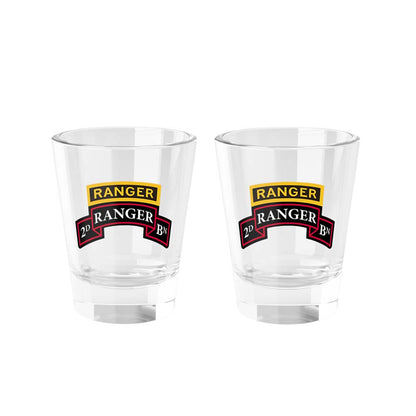 Pair of 2nd Ranger Battalion Shot Glasses