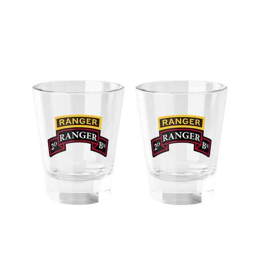 Pair of 2nd Ranger Battalion Shot Glasses