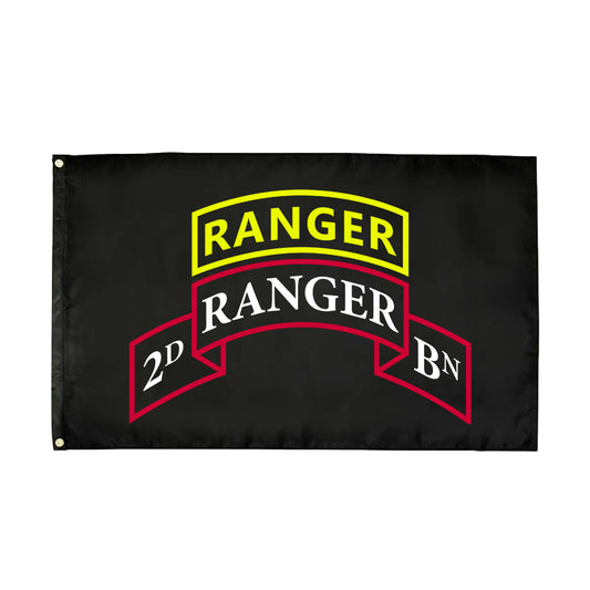 2nd Ranger Battalion - Double Sided Flag