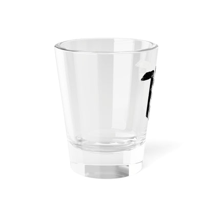 TSAF Distressed Black, Shot Glass, 1.5oz