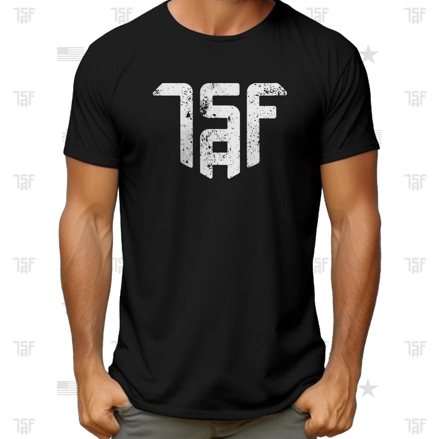 Distressed TSAF Black